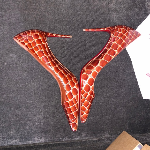 Christian Louboutin Kate 85 crock embossed size EU 39 - Picture 5 of 10